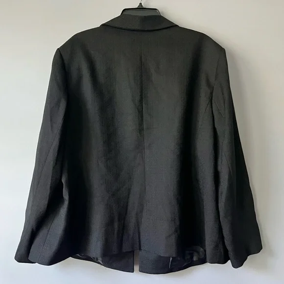 Kasper Women’s Plus Size Black Open Blazer Size 24W